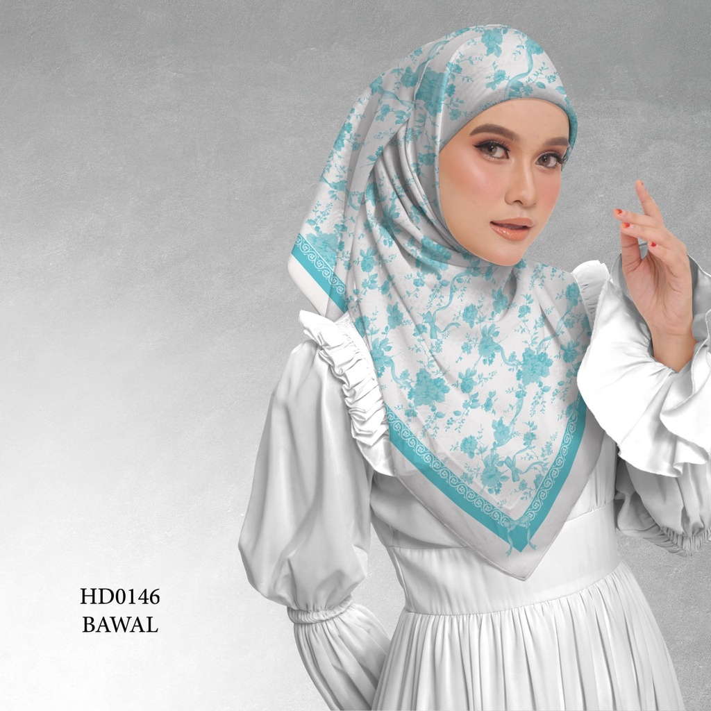 Tudung Bawal (Square Hijab) in HD0146