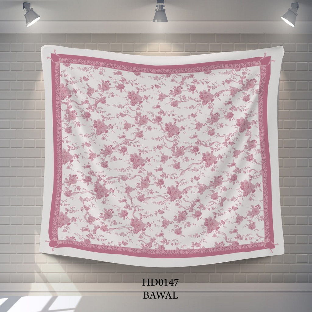 Tudung Bawal (Square Hijab) in HD0147