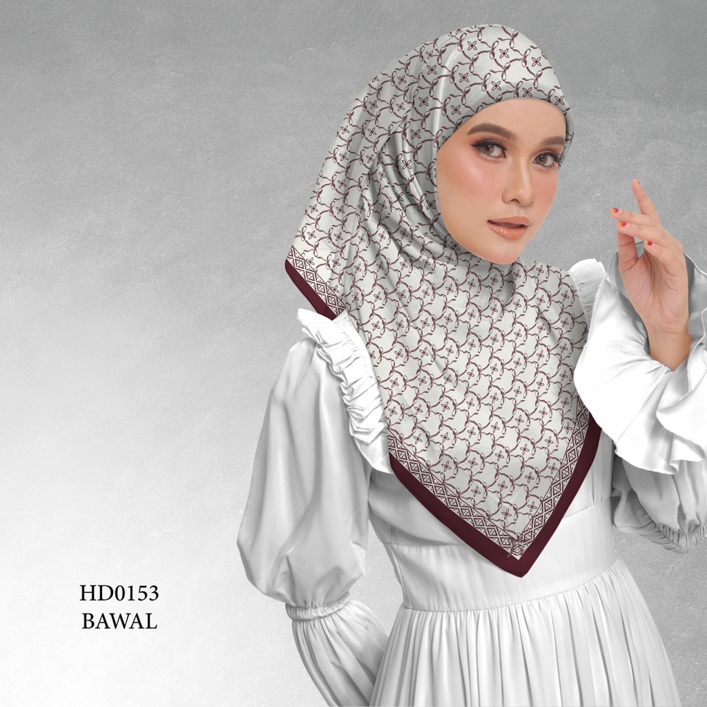 Tudung Bawal (Square Hijab) in HD0153