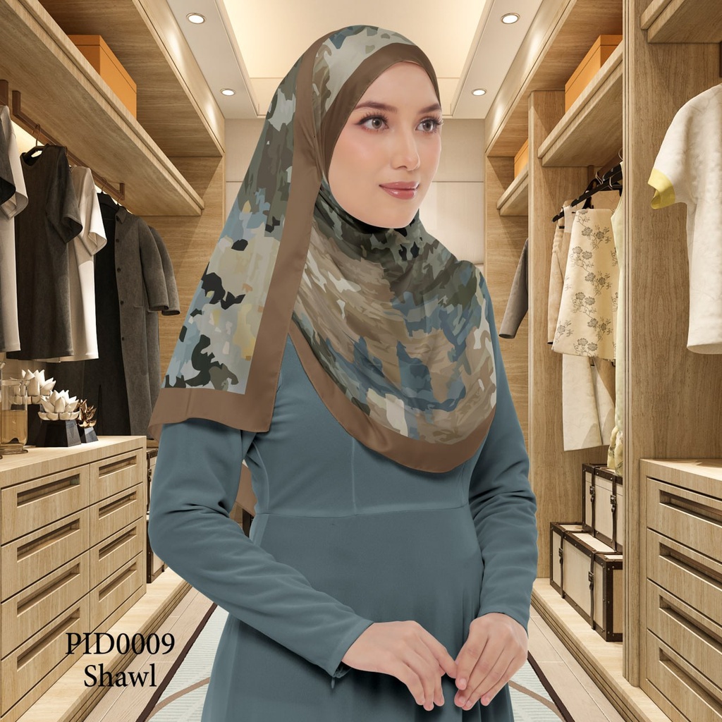 Tudung Shawl in PID0009 (Standard 1.8m x 0.7m, Chiffon Babydoll, Tak Tambah Nama, Taknak Giftcard)