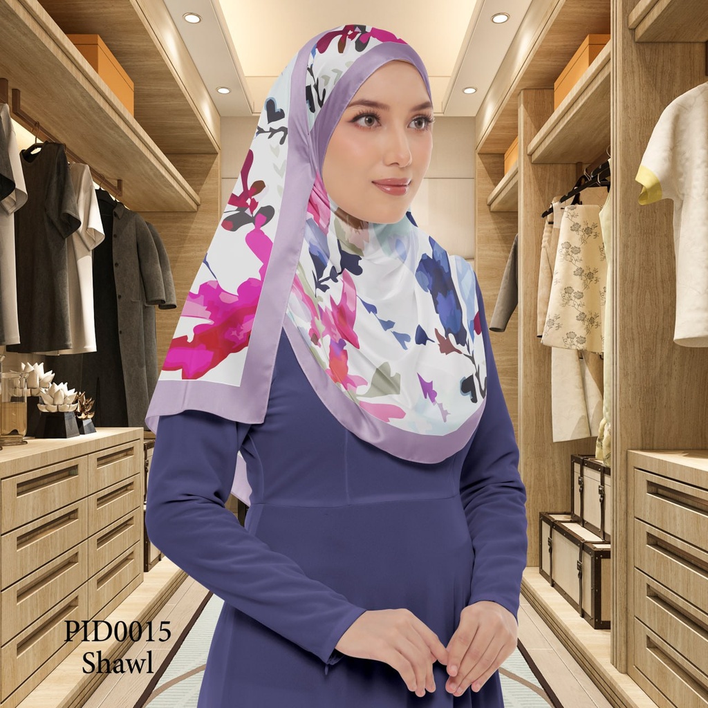 Tudung Shawl in PID0015 (Standard 1.8m x 0.7m, Chiffon Babydoll, Tak Tambah Nama, Taknak Giftcard)