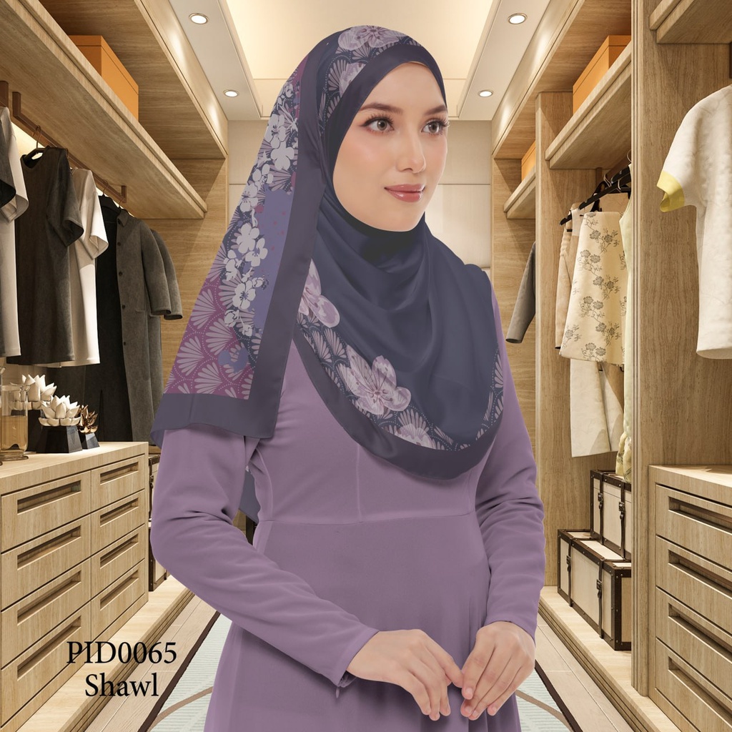 Tudung Shawl in PID0065 (Standard 1.8m x 0.7m, Chiffon Babydoll, Tak Tambah Nama, Taknak Giftcard)
