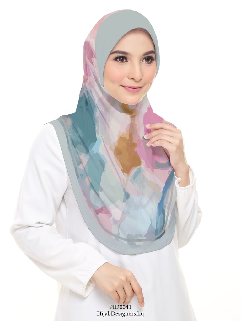 Tudung Sarung Printed in PID0041 (Kids M, Jahit Penuh, Taknak Giftcard)