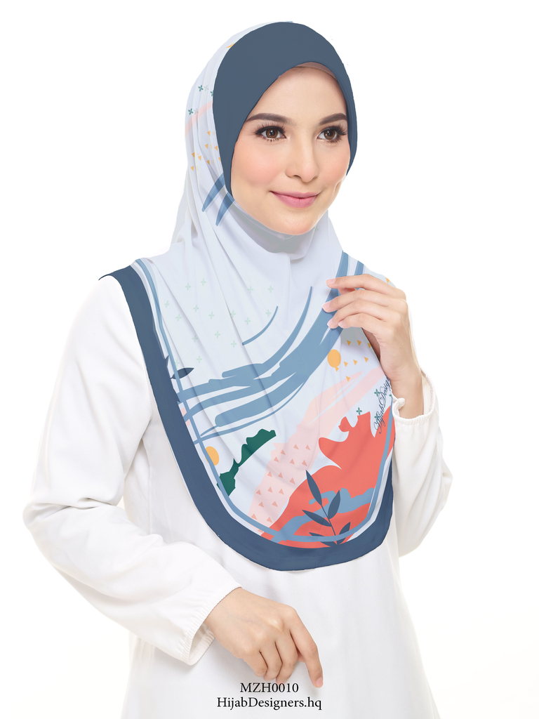 Tudung Sarung Printed in MZH0010 (Kids M, Jahit Penuh, Taknak Giftcard)