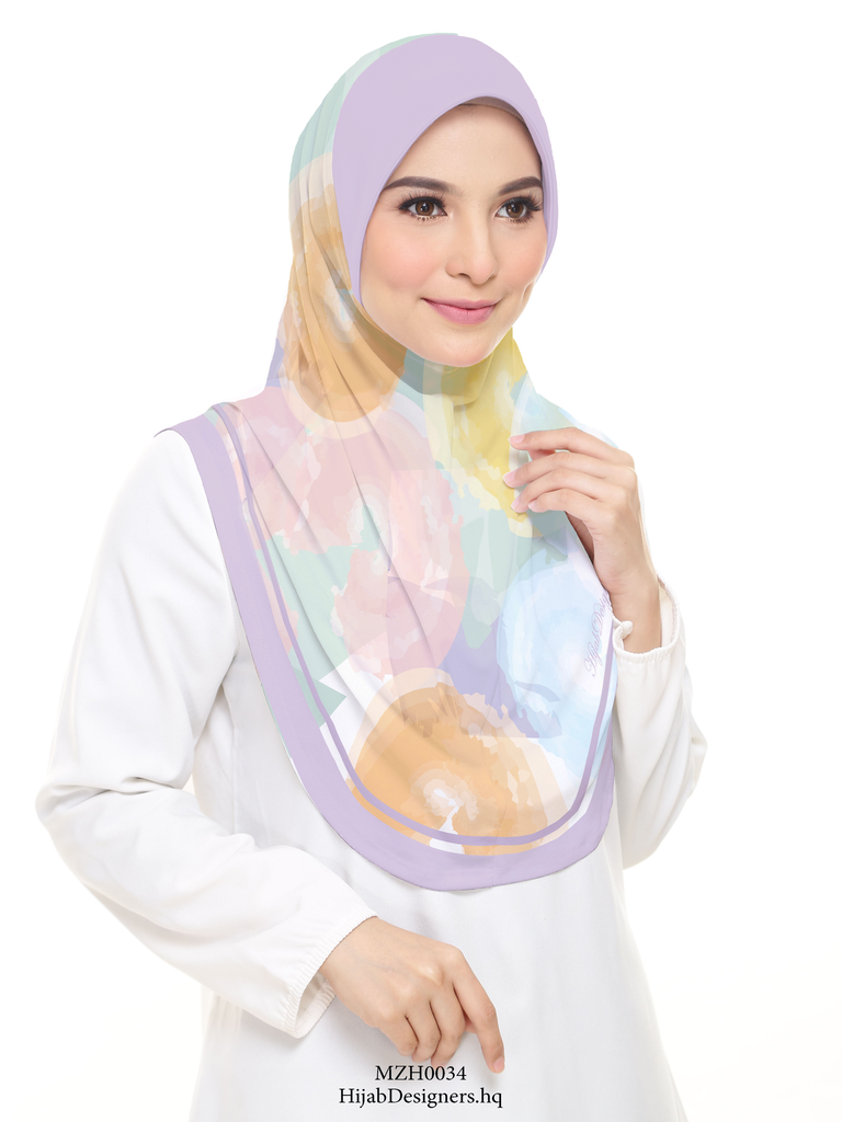 Tudung Sarung Printed in MZH0034 (Kids M, Jahit Penuh, Taknak Giftcard)