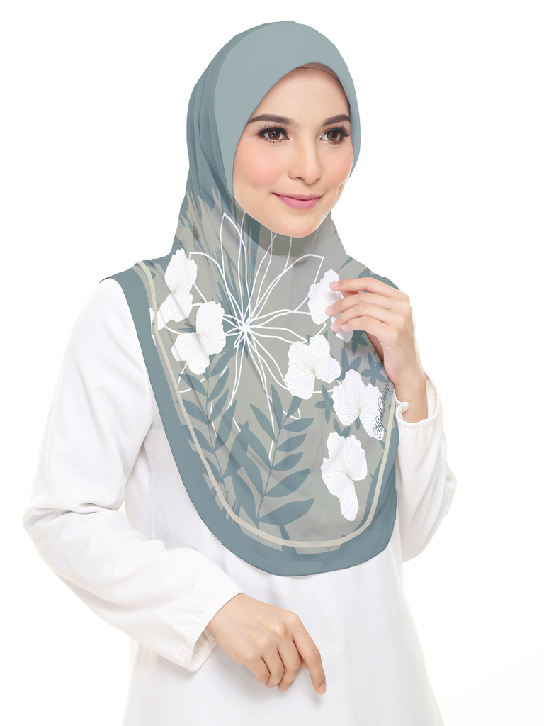 Tudung Sarung Printed in MZH0079 (Kids M, Jahit Penuh, Taknak Giftcard)