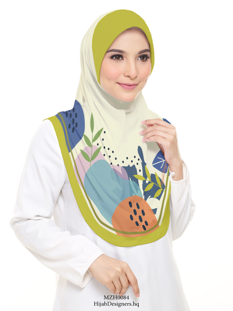 Tudung Sarung Printed in MZH0084 (Kids M, Jahit Penuh, Taknak Giftcard)