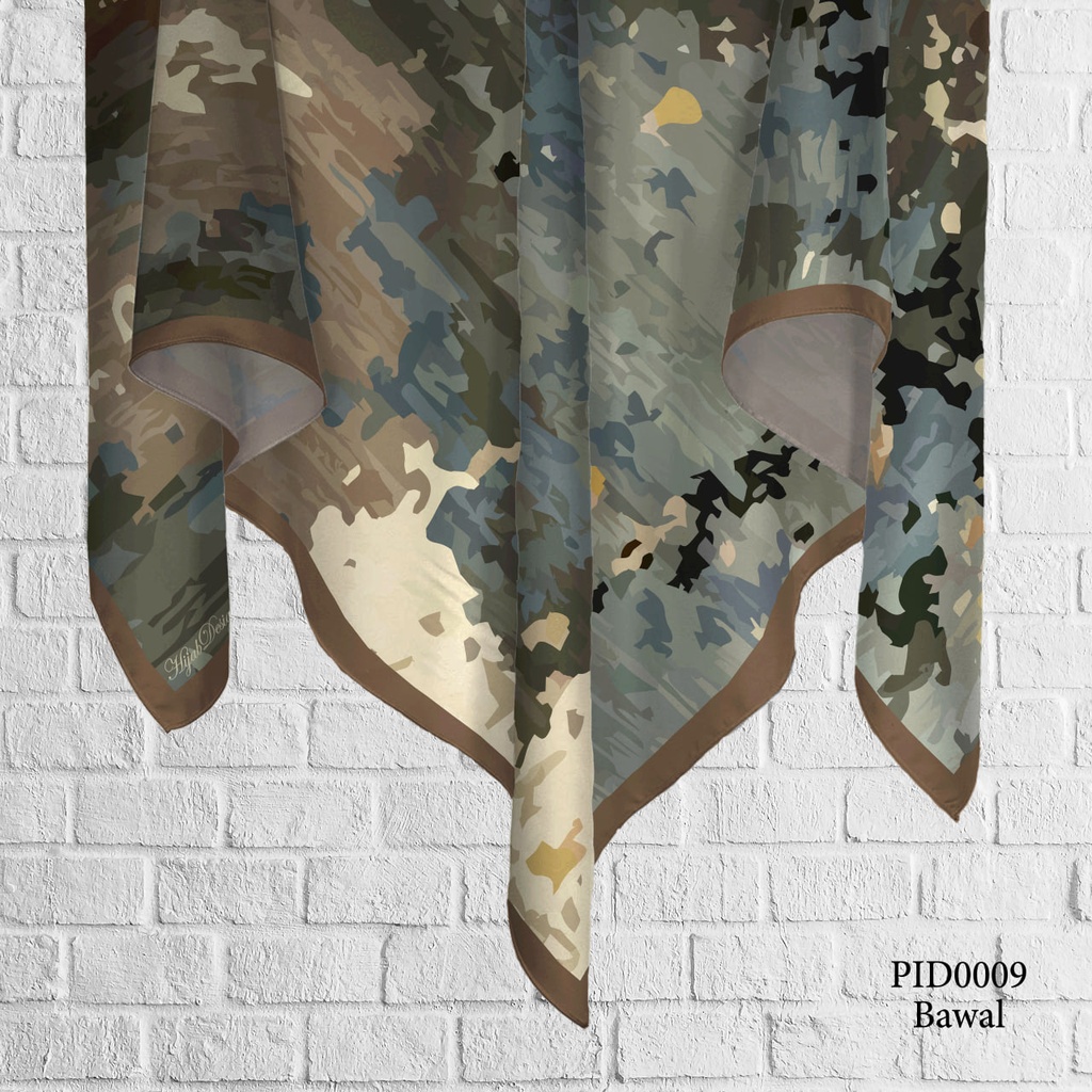 Tudung Bawal (Square Hijab) in PID0009 (Cotton Voile Premium, Bidang 40" (Kids), Bawal Biasa (No Awning), Tak Tambah Nama, Taknak Giftcard)
